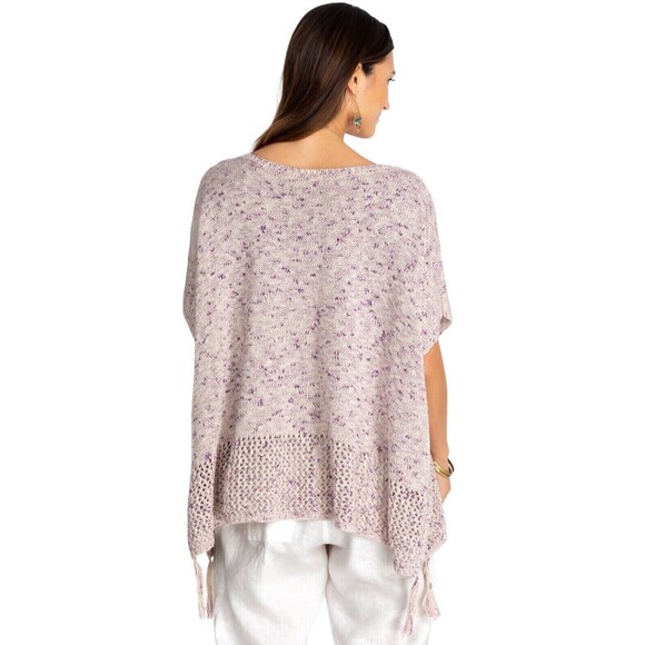 Nwot Johnny Was Poncho With Tassels Boho Chic One Size - Picture 3 of 11